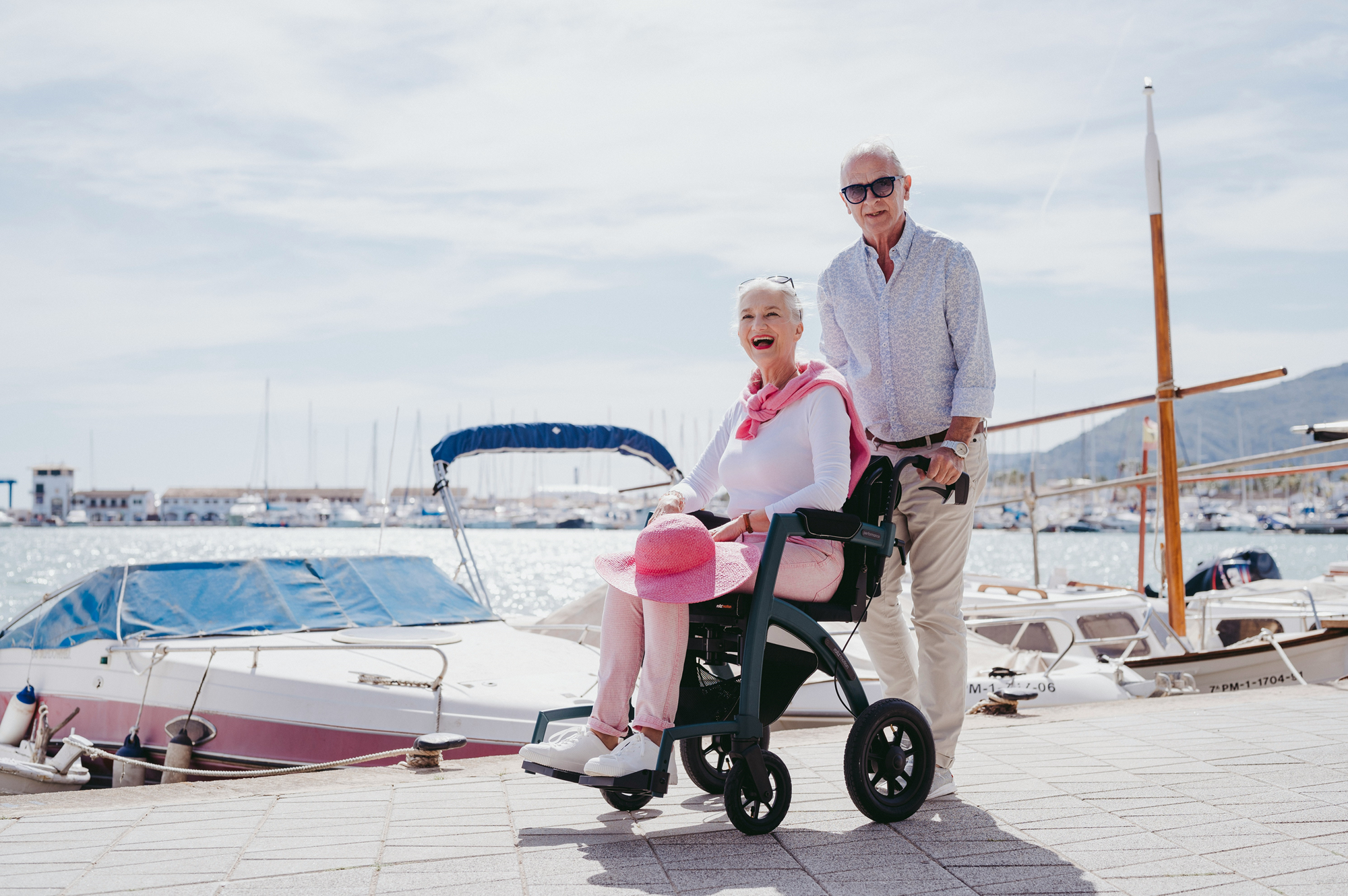 seniorstraveling - Blue Water Homecare Seniors on a dock
